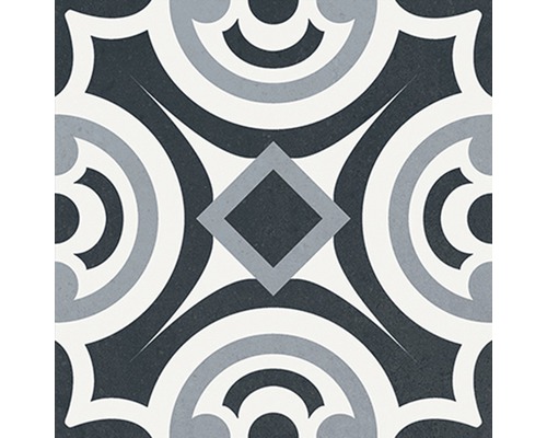 Decoratieve tegel met geometrisch patroon