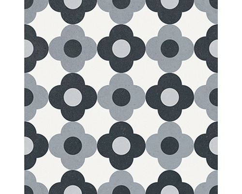 Tegelpatroon met bloemmotief