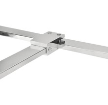 Detailaanzicht van een metalen buisverbinding
