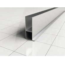 Aluminium profiel voor wandmontage