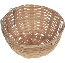 Hangende bloemenmand van wilg met haken om op te hangen