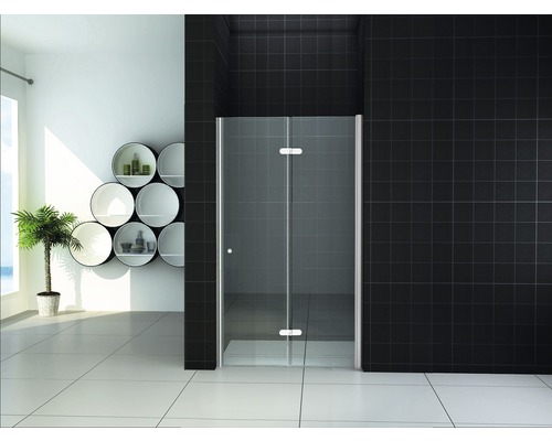 Moderne badkamer met glazen douchecabine
