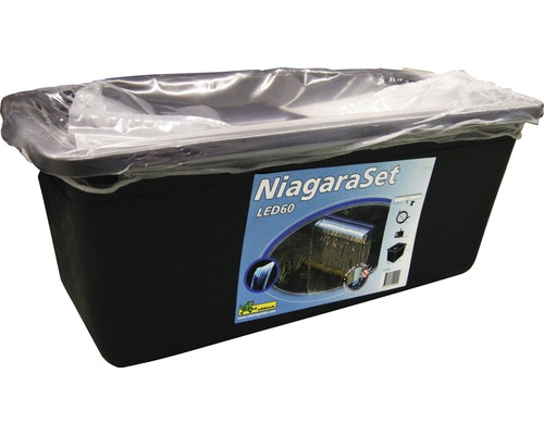 NiagaraSet LED60 waterspel in zwarte bak