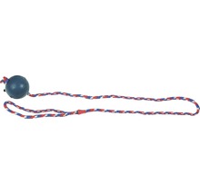 KARLIE Hondenspeelgoed gummi bal Ø 6,3 cm met koord