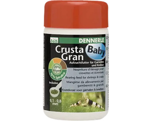 DENNERLE Crusta Gran, baby garnalenvoer 62 g DENNERLE Crusta Gran, baby garnalenvoer 62 g