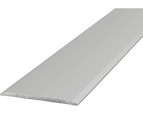 PRINZ Overgangsprofiel aluminium zilver 40 mm x 2,7 m Kunststof plint