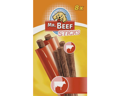 MR.BEEF Hondensnack sticks rund 8 st