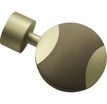 GARDINIA Kira eindknop disc champagne ø 19 mm 2 stuks