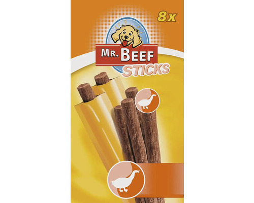 MR.BEEF Hondensnack, sticks gevogelte 8 st