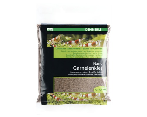 DENNERLE Aquariumgrind voor garnalen Nano Sulawesi zwart 2 kg