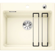 Spoelbak met afdruiprek en zeepdispenser