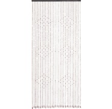 CONACORD Deurgordijn houten kralen Ganges bruin 90x200 cm-thumb-0