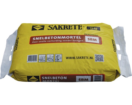 SAKRETE Snelbetonmortel 25 kg -0