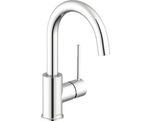 AVITAL Wastafelkraan Clyde incl. click waste chroom AVITAL Wastafelkraan Clyde incl. click waste chroom