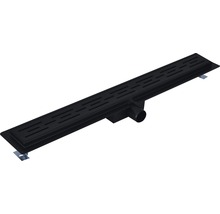 Douchegoot met flens 70x7 cm zwart