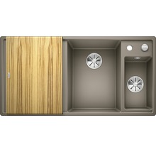 Spoelbak met afdruiprek en snijplank