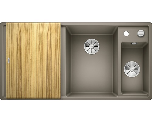 Spoelbak met afdruiprek en snijplank