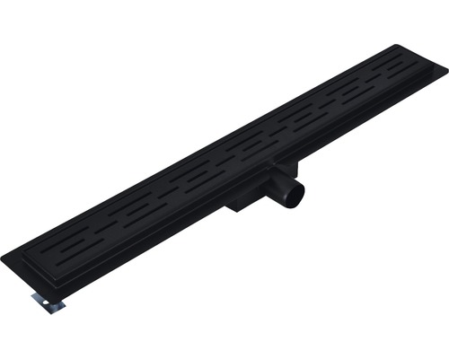 Douchegoot van roestvrij staal met sleufpatroon