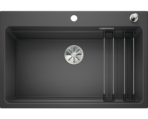 Spoelbak van composietmateriaal met afdruiprek