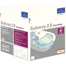 VILLEROY & BOCH Spoelrandloos toilet Subway 2.0 incl. softclose wc-bril met quick-release-thumb-3
