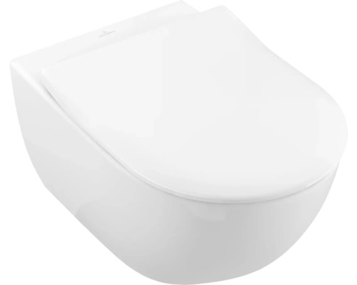 VILLEROY & BOCH Spoelrandloos toilet Subway 2.0 incl. softclose wc-bril met quick-release