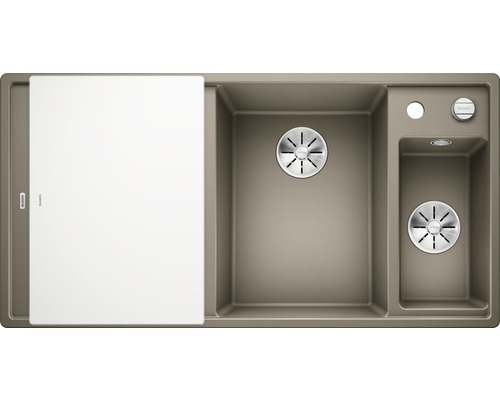 Spoelbak met afdruiprek en snijplank