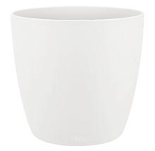 Witte plantenpot van kunststof