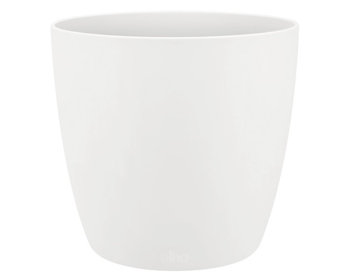 Witte plantenpot van kunststof