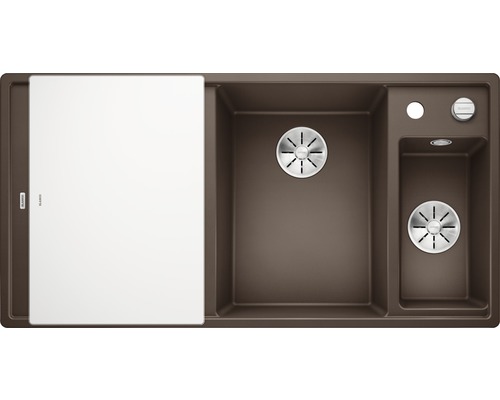 Spoelbak met afdruiprek en accessoires