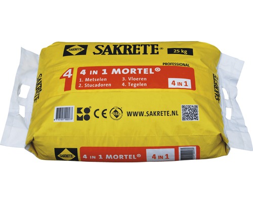 SAKRETE 4 in 1 mortel 25 kg