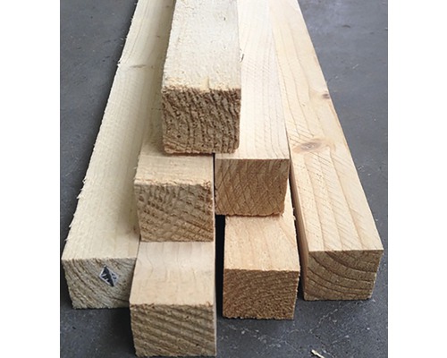 Houten latten van onbehandeld hout