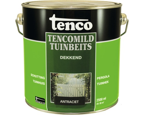 TENCO Tencomild dekkend tuinbeits antraciet 2,5 l