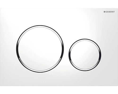 GEBERIT Bedieningsplaat Sigma20 wit/glans chroom 115.882.KJ.1 GEBERIT Bedieningsplaat Sigma20 wit/glans chroom 115.882.KJ.1