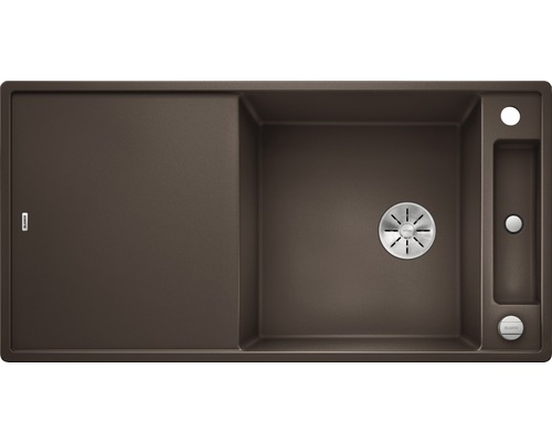 Spoelbak van composietmateriaal met afdruiprek en wasbak