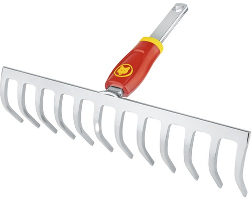 Wolf Garten gazonhark van staal met handgreep