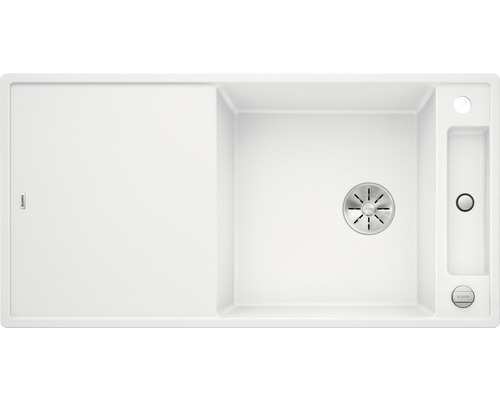 BLANCO Spoelbak Axia III XL 6 S wit 51x100 cm Spoelbak met afdruiprek en zeefkorf