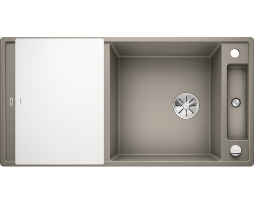 Spoelbak met afdruiprek en snijplank