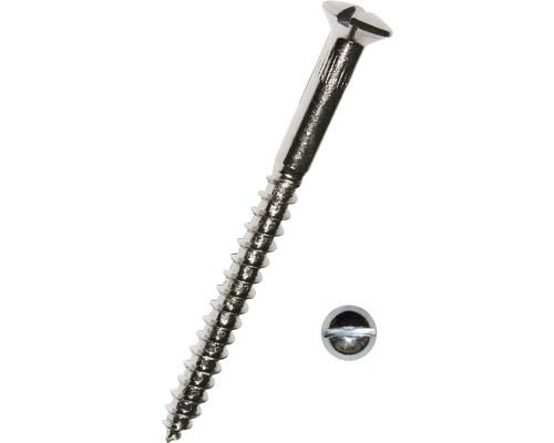DRESSELHAUS Houtschroef lenskop sleuf 4,5x45 mm DIN 95 galv. verzinkt, 200 stuks DRESSELHAUS Houtschroef lenskop sleuf 4,5x45 mm DIN 95 galv. verzinkt, 200 stuks