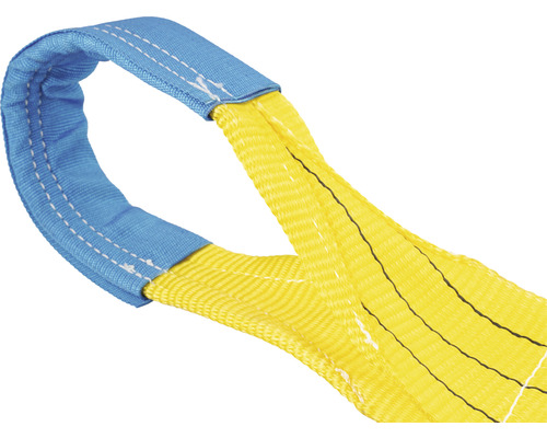 Stoffen hijsband met lus