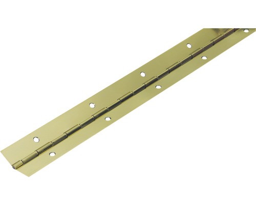 HETTICH Pianoscharnier 1200x32 mm vermessingd Lang metalen scharnier met bevestigingsgaten