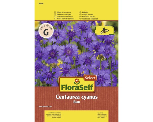 FLORASELF® Wilde korenbloem blauw Centaurea cyanus bloemenzaden-0