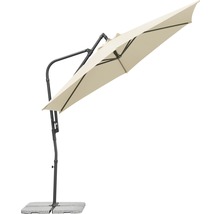 Vrijhangende parasol met grijze voet