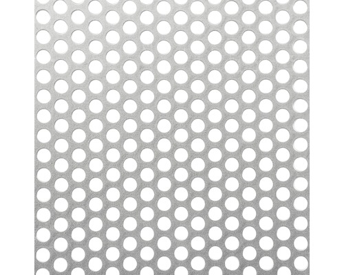 GAH.ALBERTS Geperforeerde plaat 250x500x1 mm staal Metalen plaat met ronde gaten