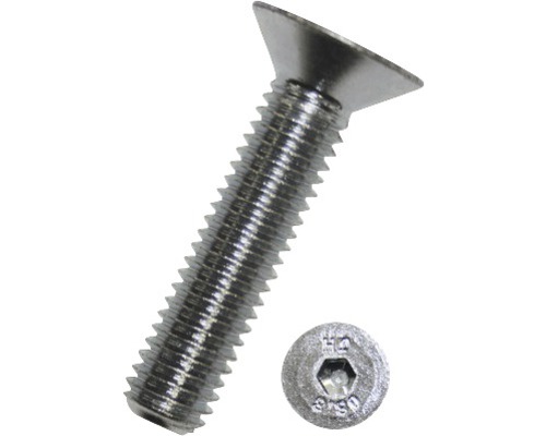 DRESSELHAUS Metaalschroef verzonken kop binnenzeskant 6x25 mm DIN 7991 RVS A2, 100 stuks DRESSELHAUS Metaalschroef verzonken kop binnenzeskant 6x25 mm DIN 7991 RVS A2, 100 stuks