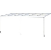 Terrasoverkapping met transparant dak
