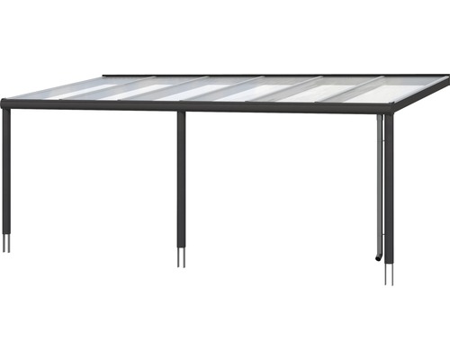 Carport met doorschijnend dak