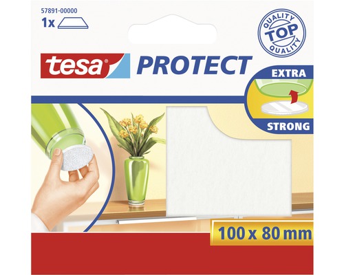 TESA Protect beschermvilt wit 8x10 cm