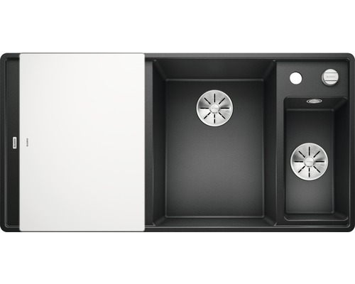 Spoelbak met afdruiprek en snijplank