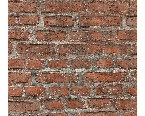 A.S. CRÉATION Vliesbehang 36139-2 Neue Bude 2.0 steenoptiek rood Behang met baksteenmotief