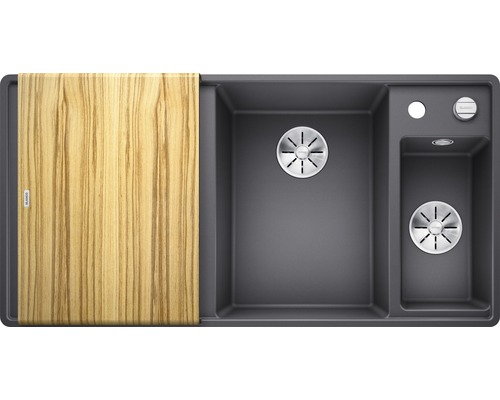 Keuken spoelbak met spoelbak, afdruiprek en snijplank